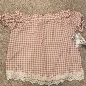 Brand New With Tags Off The Shoulder Top